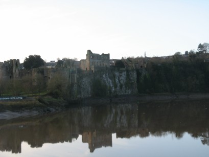 Chepstow Castle above the Wye